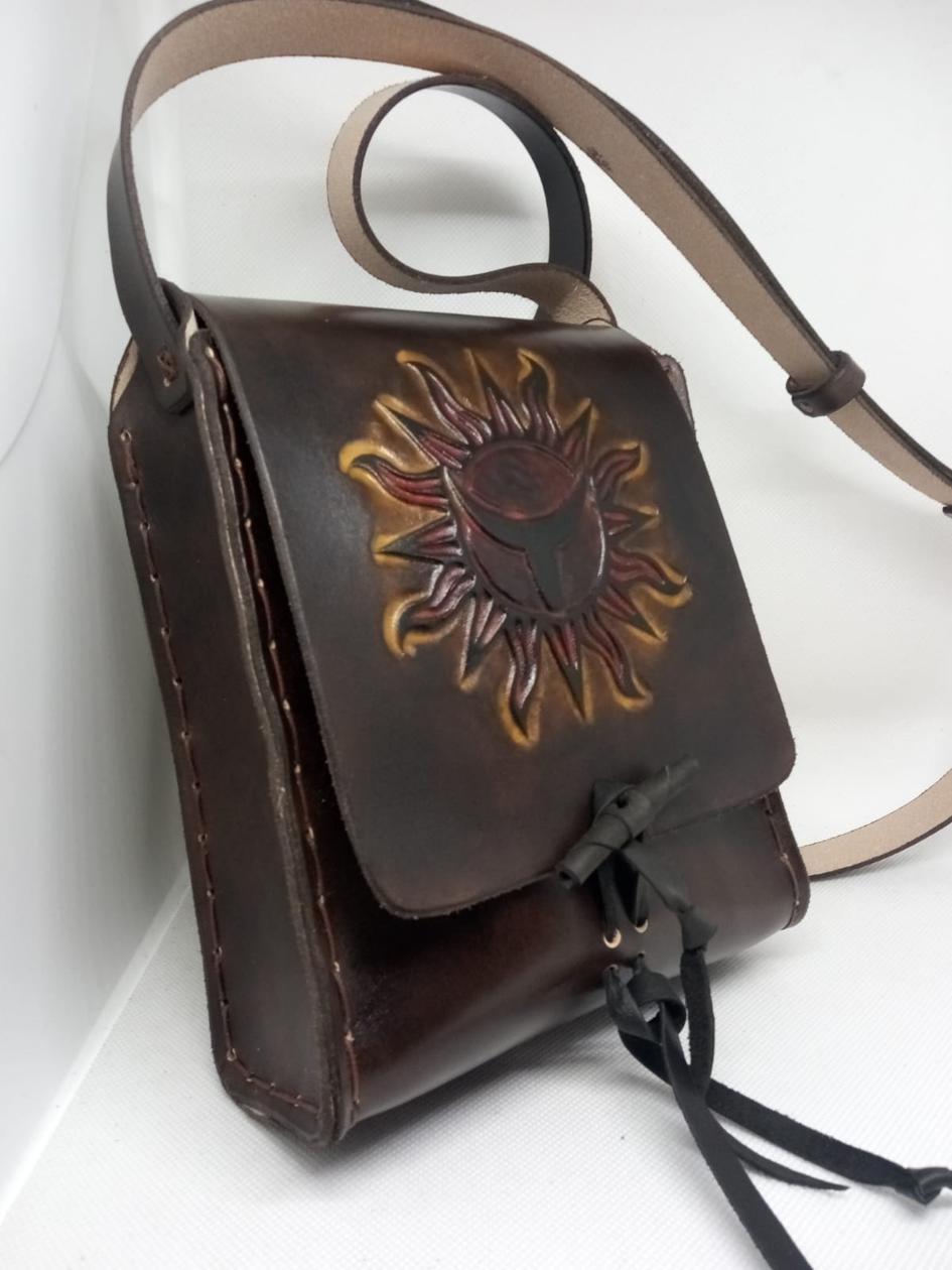 Sacred Bull Leather Handbag